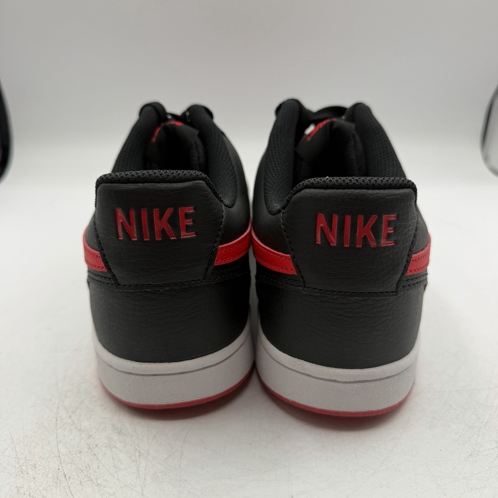 Nike Court Vision Low Next Nature NN Shoes Mens Sz 11.5 Black/Red FJ0685-010 - Picture 8 of 11